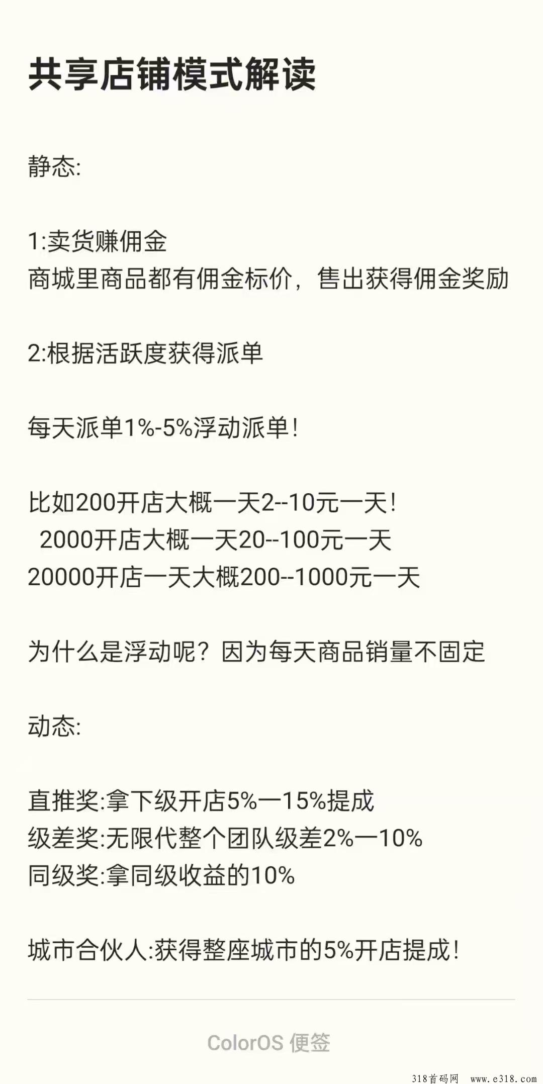 共享店铺开店每天自动出单，这样的店铺你想拥有吗？