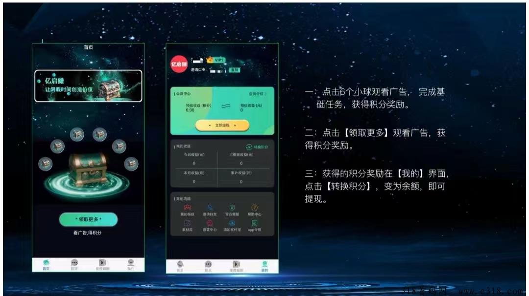 亿启赚零撸首码  刚上线，目前每天收益高